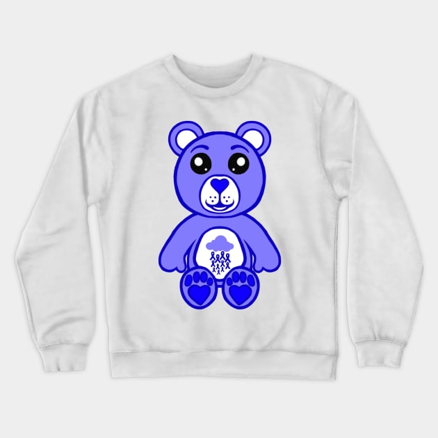 Dark blue Warrior Bear 2.0 Crewneck Sweatshirt by CaitlynConnor